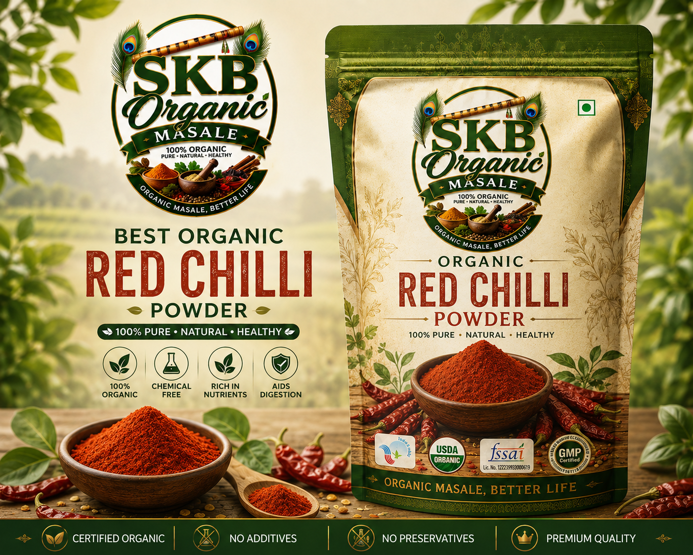 Best Organic Red Chilli Powder – 100% Pure, Natural & Chemical Free